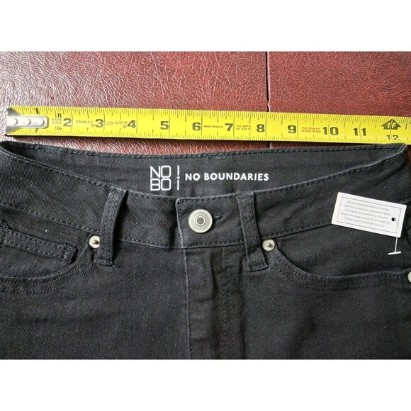 No Boundaries ~ Juniors' Size 3 ~ BLACK ~ Hi-Rise ~ Mom ~ Denim Blue Jeans - Picture 16 of 16